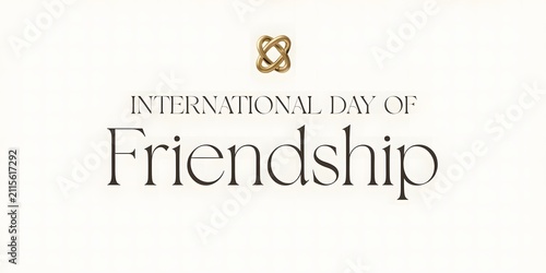 International day of friendship minimal.