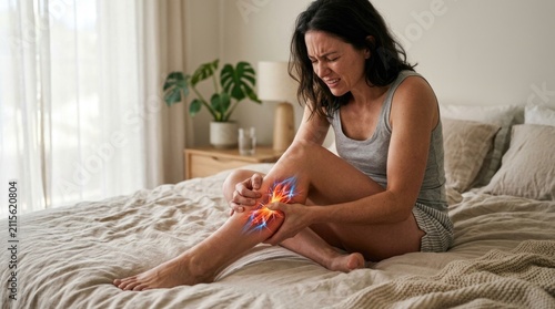 Acute limb seizure: muscle spasm, painful strain, electrolyte dehydration, neuromuscular discomfort, leg ache, calf stiffness, sudden soreness, night fatigue, nocturnal cramp.