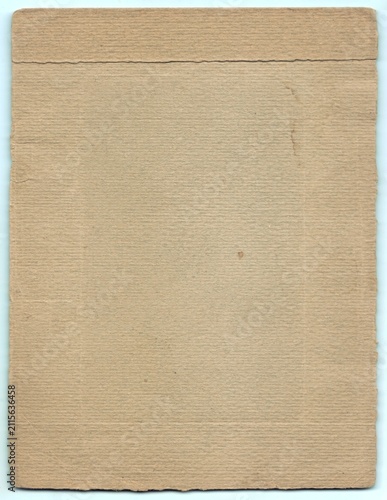 Blank, textured brown paper with visible fibers and slight creases, offering a rustic, vintage look. It provides a warm, earthy background ideal for creative projects