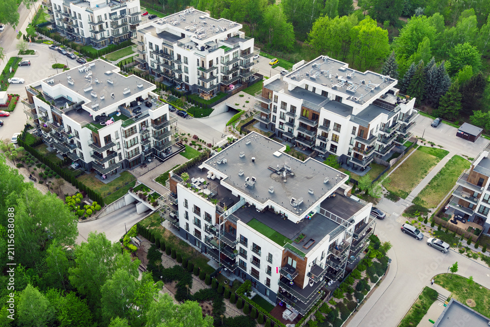 Fototapeta premium real estate, urban planning, sustainable living, residential development