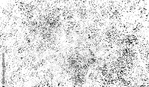 Quadro su tela Rough textured surface with granular details in stark black and white contrast f