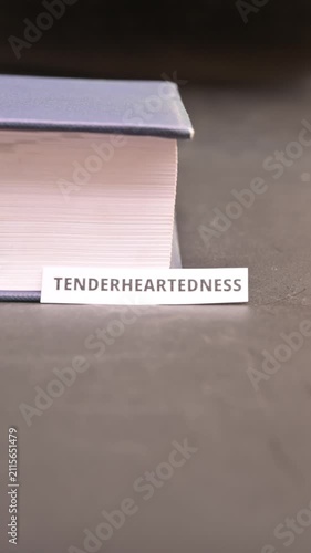 Tenderheartedness and Compassion Concept