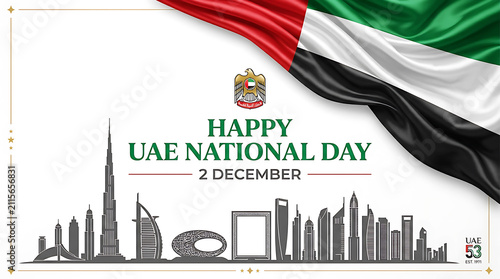 UAE National Day Celebration Graphic Design