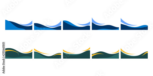 Wavy Footer Shape