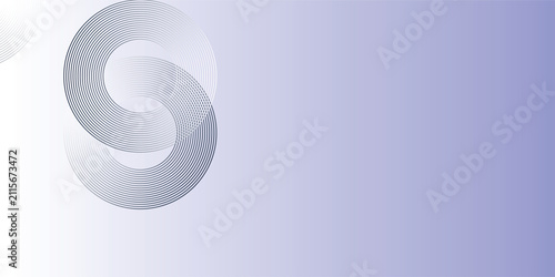 PrBlue abstract background with glowing circles. Swirl circular lines pattern. Geometric spiral. Twirl element. Modern graphic design. Futuristic technology concept.int