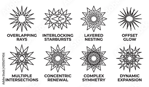 Space time folding abstract geometric concept.
