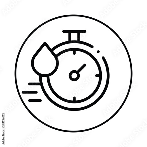 Quick dry silhouette illustration Design Quick dry silhouette icon