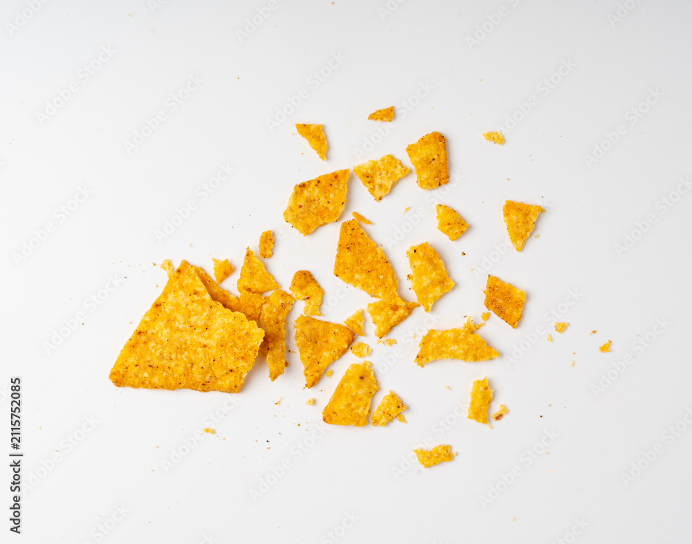 Obraz premium Tortilla chips, mexican nacho snack