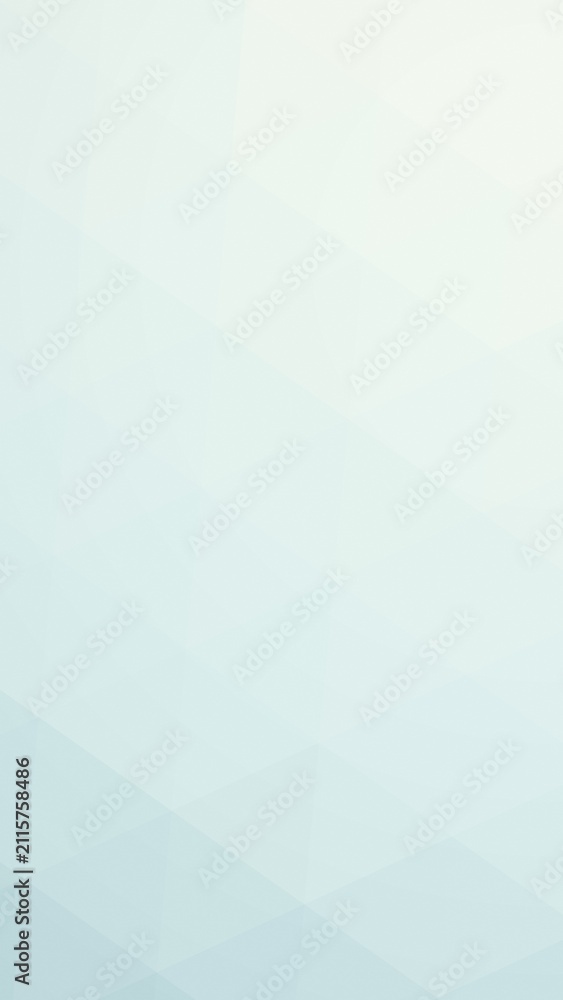 Obraz premium Super Light Mint Green and White Corporate Background with Subtle Low Poly Triangle Texture and Large Upper Copy Space