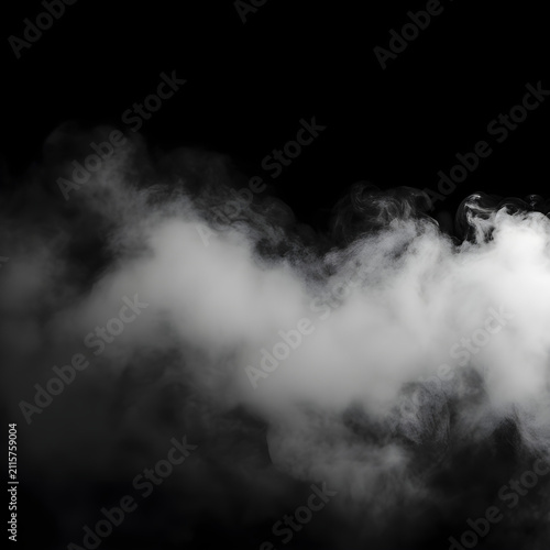 smoke on black background