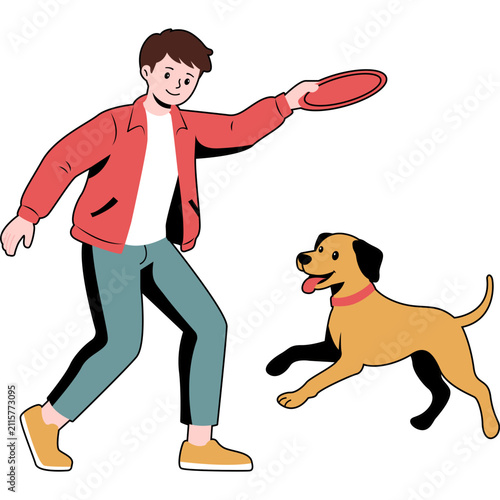 Pet Lifestyle Illustration