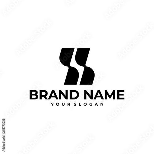 H LETTER DIGITAL MONOGRAM MODERN LOGO VECTOR ICON ILLUSTRATION