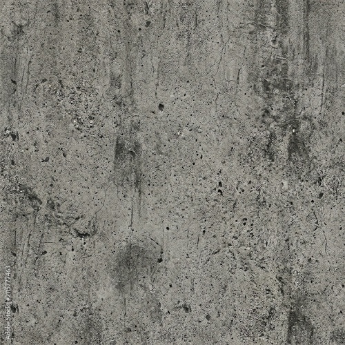 Concrete Wall Surface with Textured Gray Finish in Industrial Style Setting