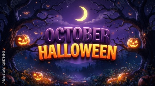 Spooky October Poster