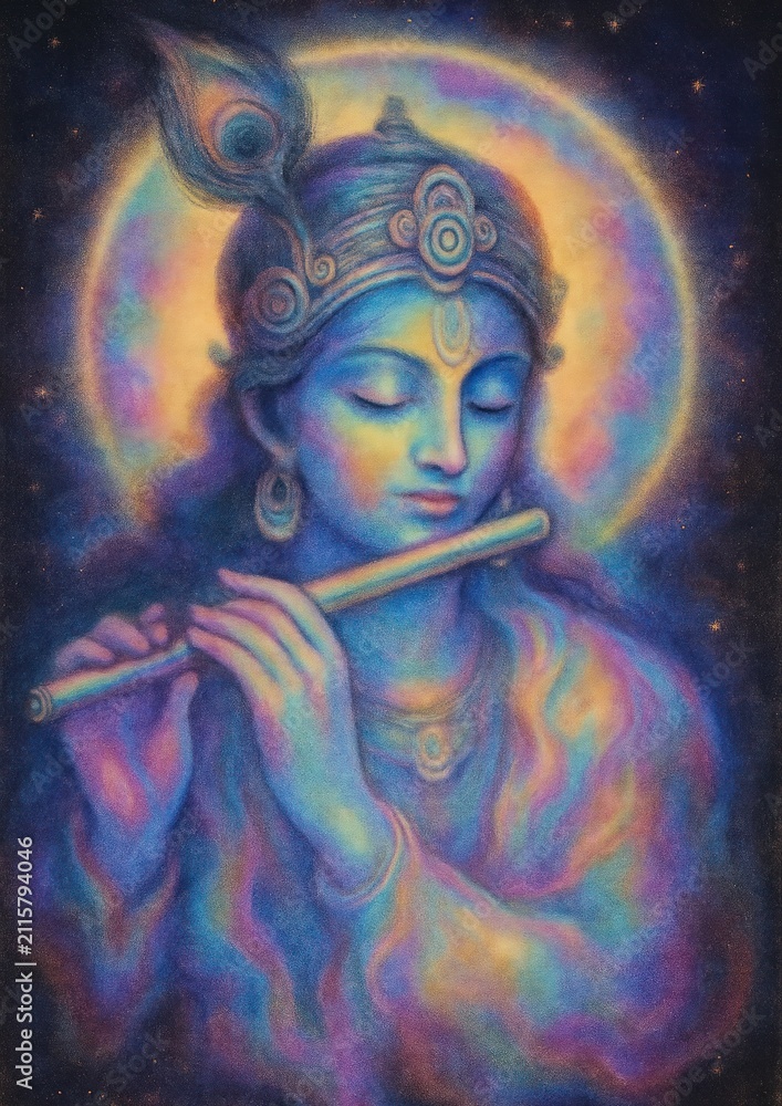 Obraz premium Vibrant divine art wallpaper