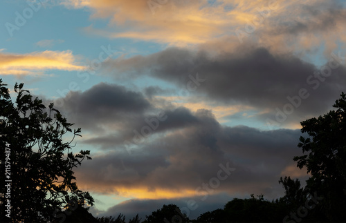 Konstfotografi Overlay de Ciel de Coucher de Soleil – Nuances Chaudes pour Retouche Photo