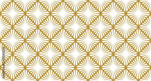 Luxury Gold Art Deco Seamless Pattern Background. Vector.