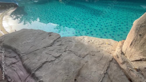 Swimming pool in a hotel
