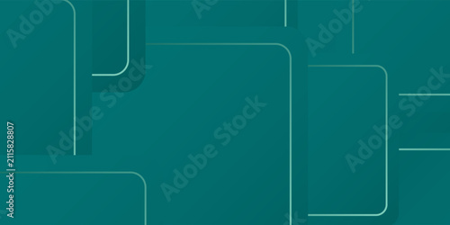 Teal green gradient digital abstract background. Elegant and calam shadow pattern. Trendy color vector illustration