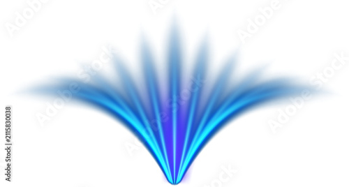 Neon Rays Burst