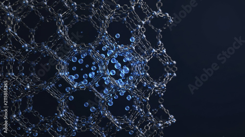 Molecular Structure of Advanced Desiccant Material for Atmospheric Water Harvesting Technology