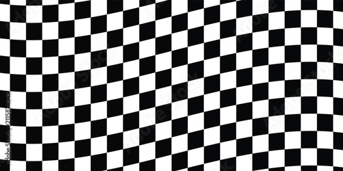 rally flag seamless texture. chess background pattern. black and white square backdrop