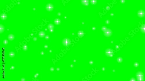 Small Star Effect on Green Screen