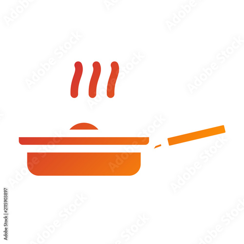 Pan line icon style