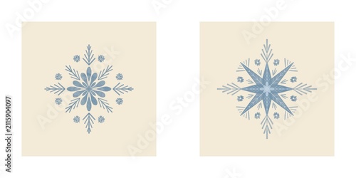 Seamless watercolour and unique snow flakes pattern background for covers, notes, Soft backgrounds colour. Watercolour art work. snow flakes pattern background for winter vibes.
