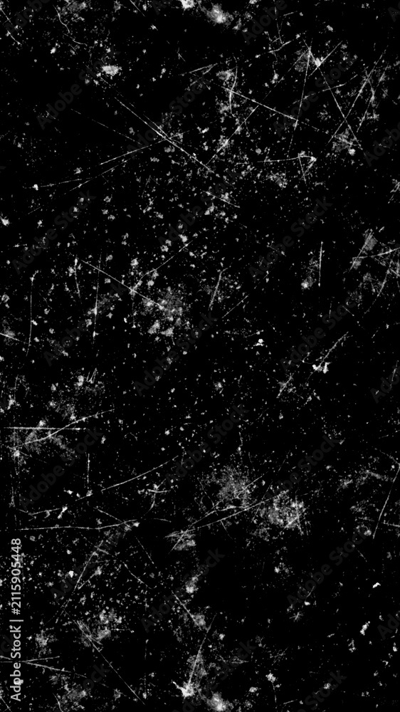 Obraz premium Black Gritty Grunge Dust Noise Texture Overlay 3D Render