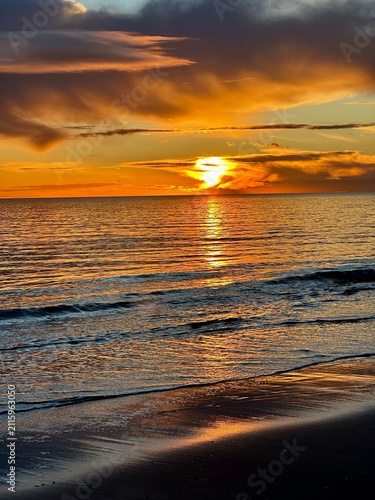Australia beach sunset