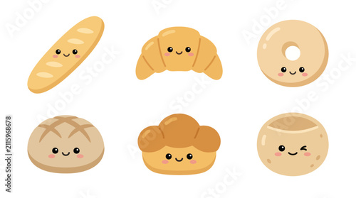 Cute baked goods collection