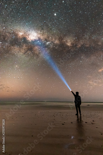 Colours of the South Australian night sky.