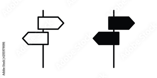 Foto Directions icon editable pictograms collection