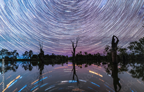 Colours of the South Australian night sky.