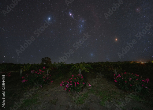 Colours of the South Australian night sky.