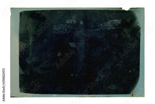 Obraz na plátně Aged and Weathered Antique Photograph with Ethereal Portrait