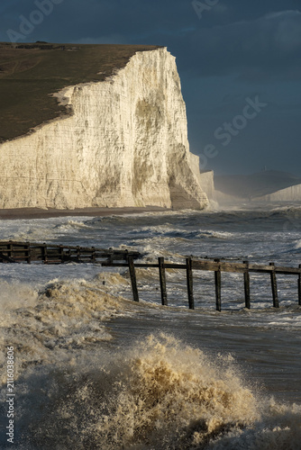 Seven Sisters During Storm.