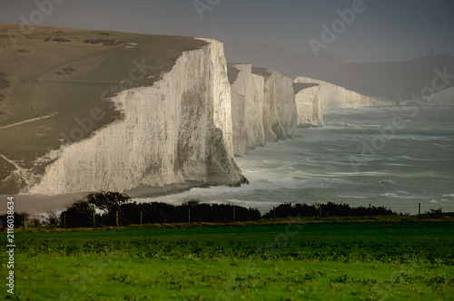 Seven Sisters During Storm.