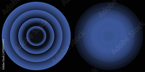 Sonic waves, WiFi signal glowing elements, radar sensor light effects, round wireless network neon symbols. Vector illustration.