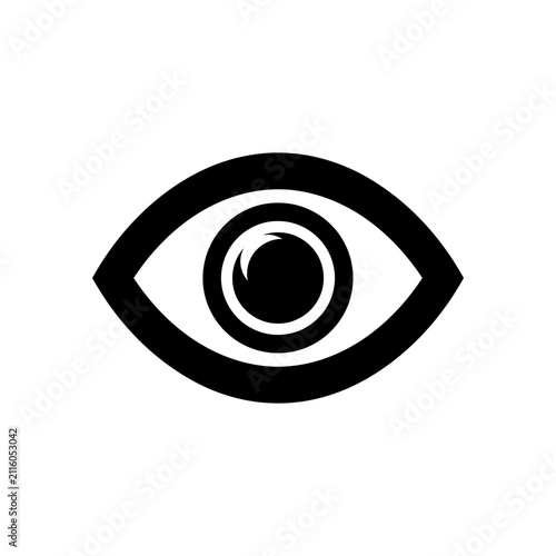 Abstract eye symbol graphic design visual perception concept