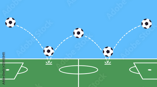 Football Ball Trajectory on Field