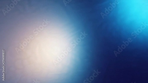 Abstract Cinematic Ethereal Blue and White Light with Soft Smoke Texture on Dark Navy Background