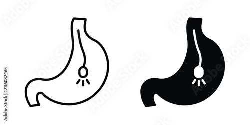 Fotografía Endoscopy icon flat art series