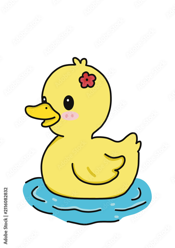 Fototapeta premium Cute Little Duck