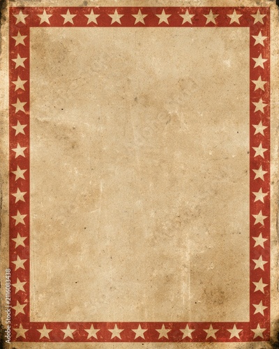 Vintage Military Poster Background Texture for memorial day tribute