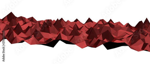 Abstract 3D rendering of lo...