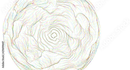 Abstract digital art with c...