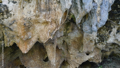 Obraz na płótnie stalagmite texture