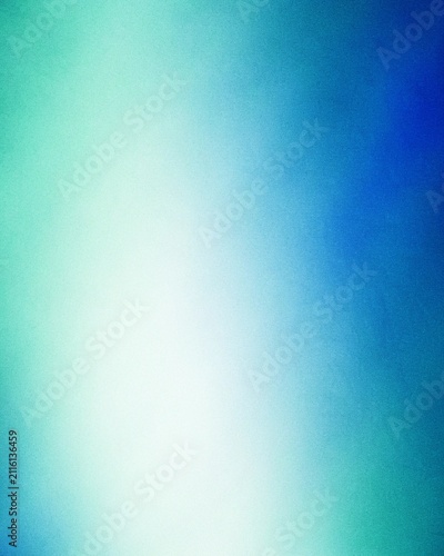 Photography Teal green blue grainy gradient background with glowing noise texture, smooth ab
